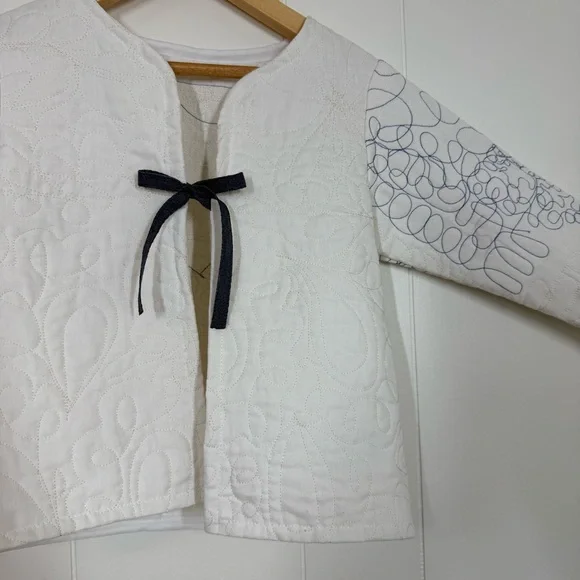 Remi Lyn & Co. “Doodle Arms” Handmade Quilted Jacket